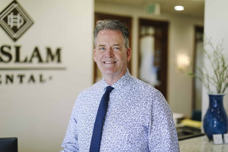 portrait of dr jeffery haslam, a dentist at haslam dental in ogden utah