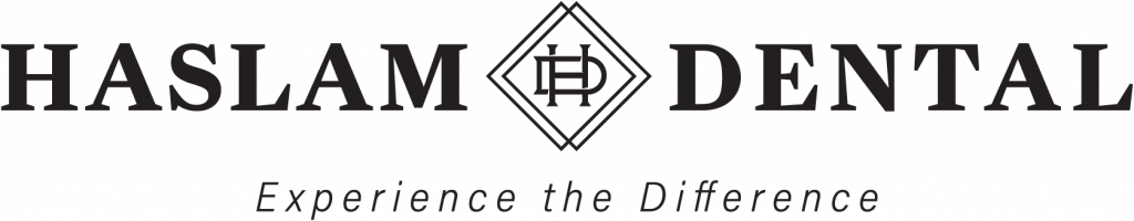 black logo for haslam dental, a dentist office in ogden utah